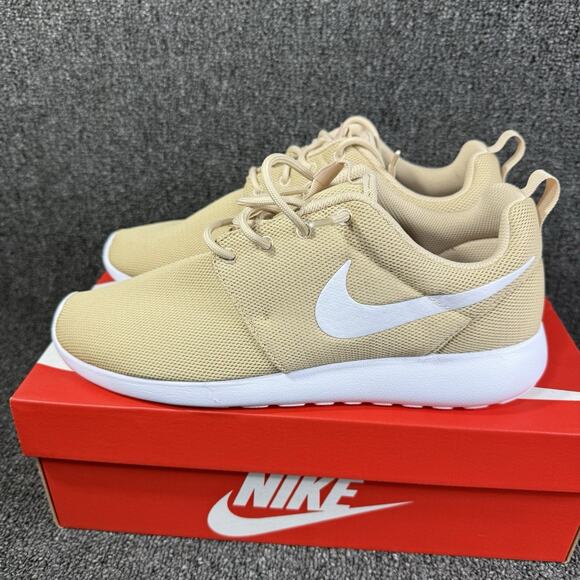 Nike Roshe One Desert Tan 844994-202 Ore/White Running Shoes Women Size 9 - Picture 1 of 8